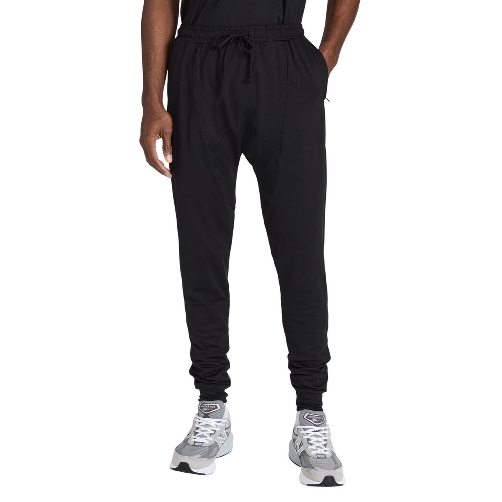 Alo Yoga Conquer Revitalize Pants XL Black Lightweight Joggers Reflective Logo